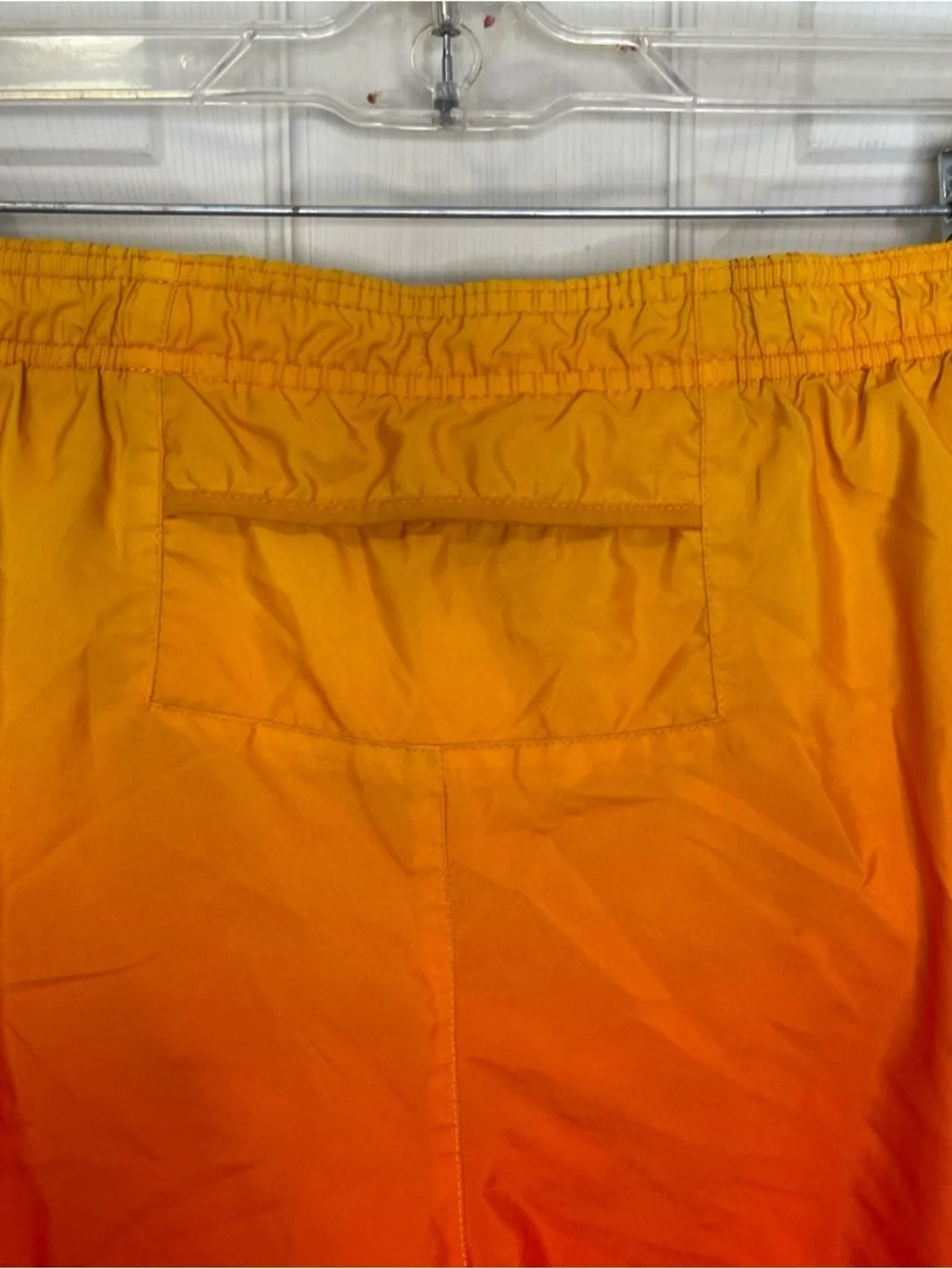 Nike Sportswear Pinwheel Challenger Shorts Mens XL Orange Lined Running Gym